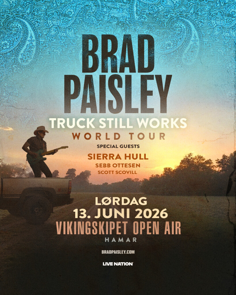 Plakat Brad Paisley Hamar